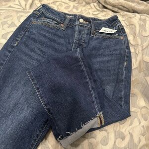 Straight denim jeans